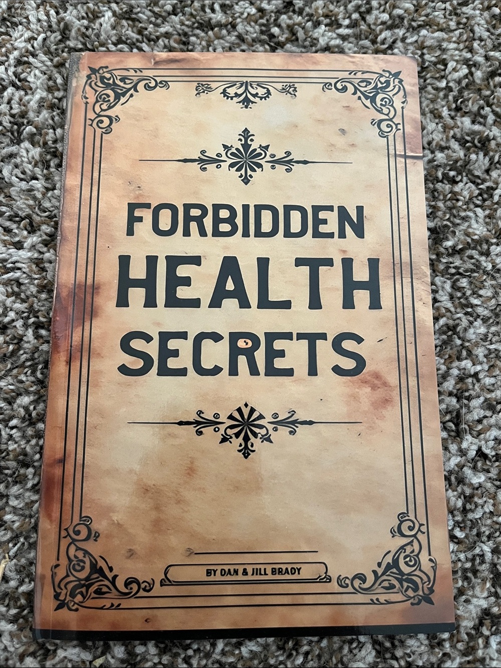 Forbidden Health Secrets Book - Tan Cover